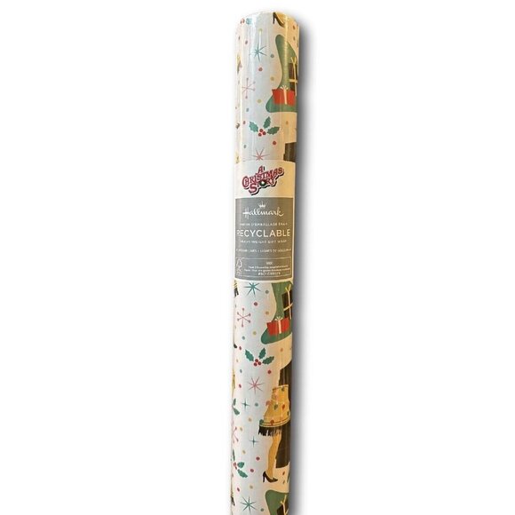Hallmark Wrapping Paper A Christmas Story Leg Lamp 25 sq ft Roll Holiday Gift - Picture 3 of 8